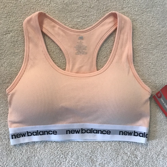 new balance ribbed sports bra